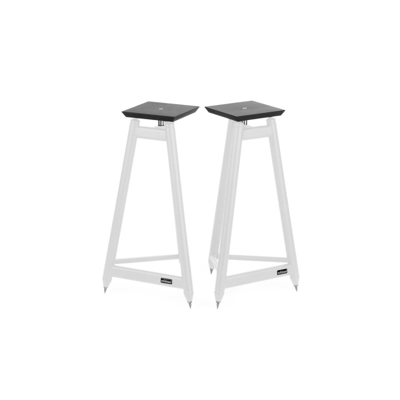 Solid Steel SS-6 Speaker Stands (White) (Pair) — front view