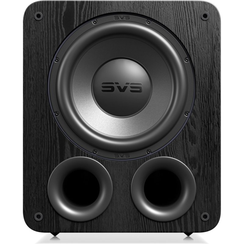 SVS PB-3000 R Evolution Subwoofer - Black Ash - Front View