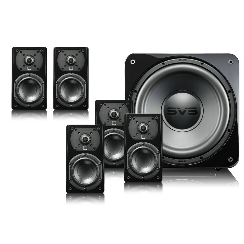 SVS Prime 5.1 System Black Gloss — system overview