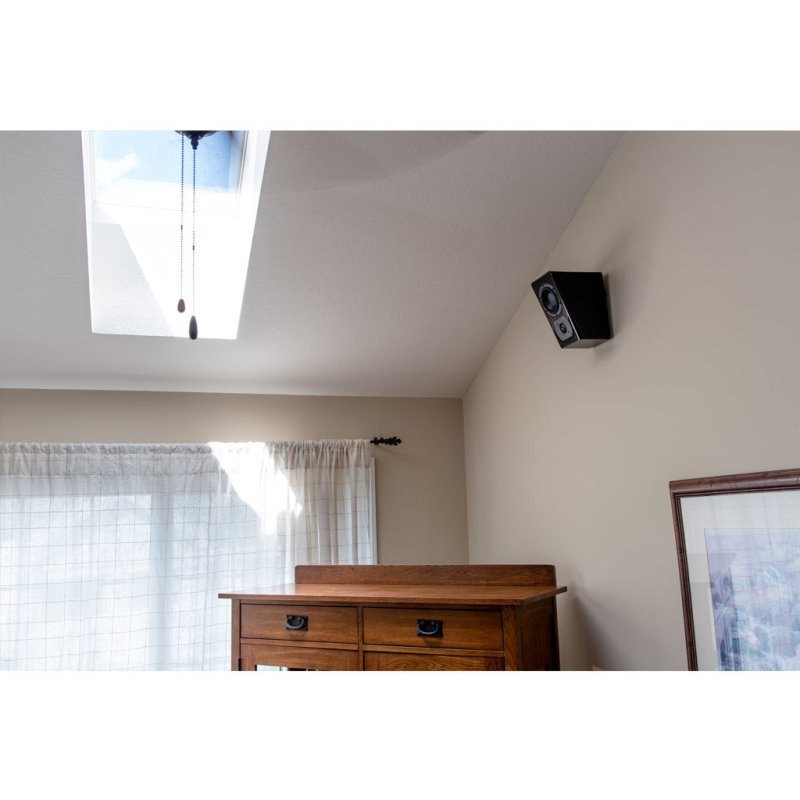SVS Prime Elevation Speaker wall-mounted in home theater room