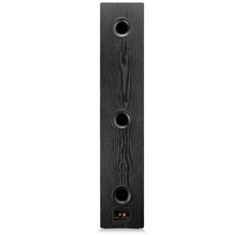 SVS Prime Pinnacle Speaker - Black Ash, angled view