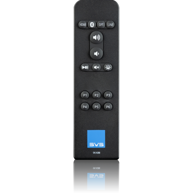 SVS Prime Wireless Pro Soundbase — included remote control
