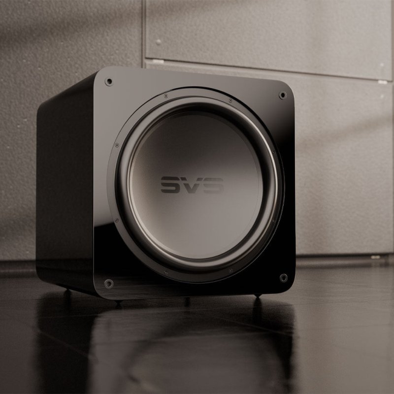 SVS SB17-Ultra Subwoofer — lifestyle shot in a contemporary listening room