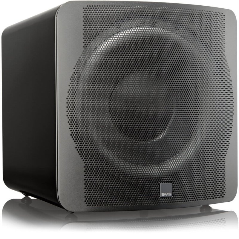SVS SB-3000 Subwoofer Piano Gloss Black front view with grille