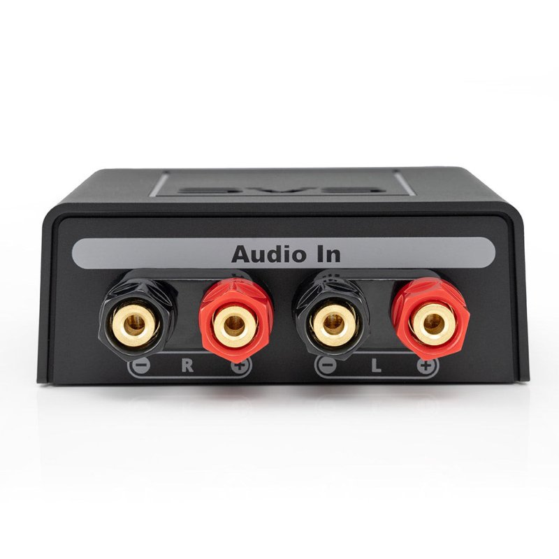 SVS SoundPath Speaker Level Subwoofer Adaptor — Audio In binding posts close-up