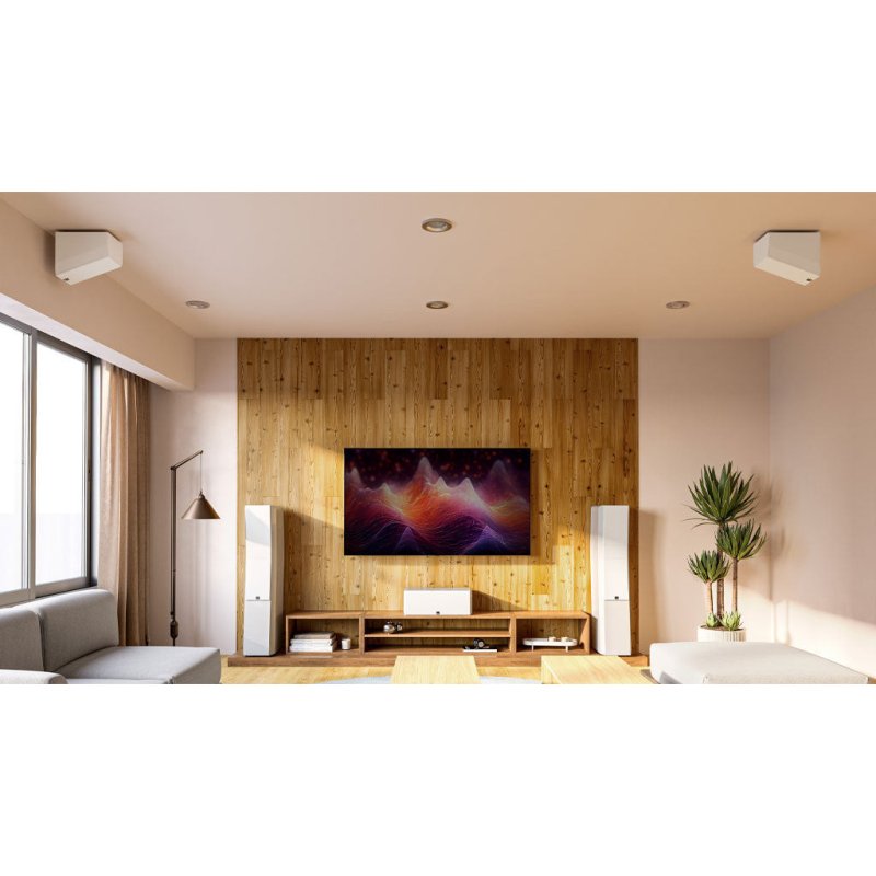 SVS Ultra Evolution Elevation Speaker - Ceiling mounted in home theatre room