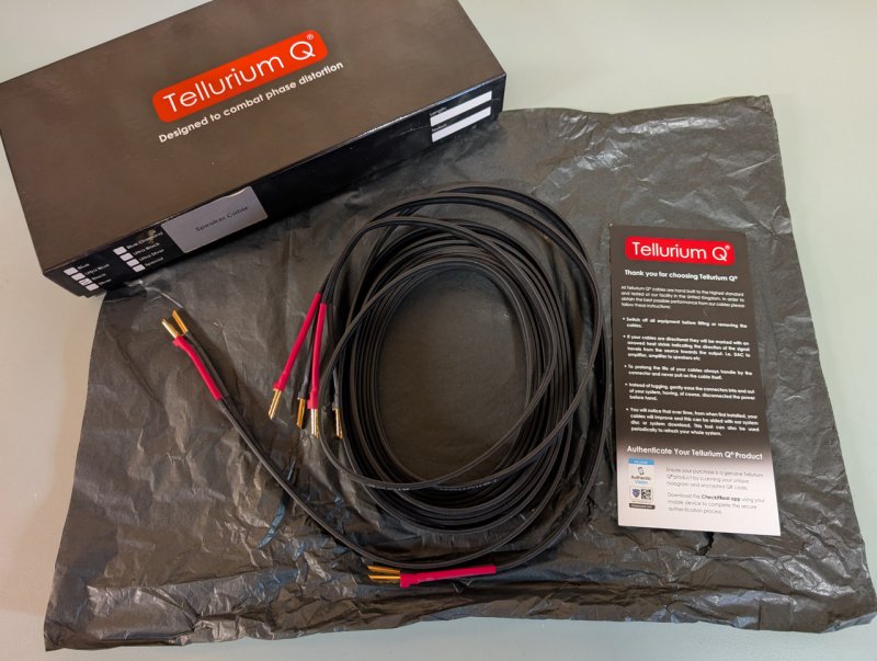 Tellurium Q Black II Speaker Cable (3m Pair) - Ex Demo