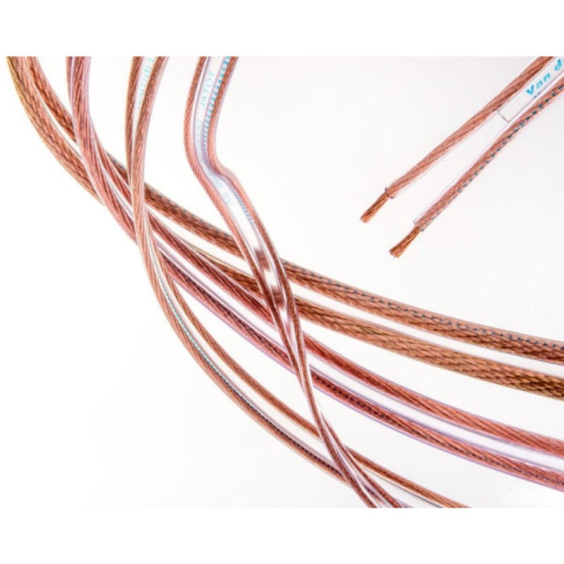 Van Damme UP-LCOFC Hi-Fi Grade 2.5mm Speaker Cable Clear (Per Metre)