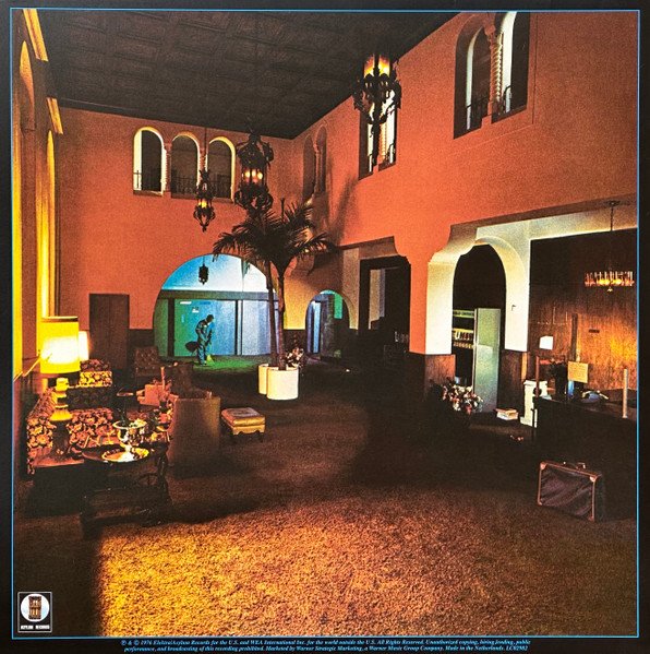 Eagles Hotel California LP rear cover