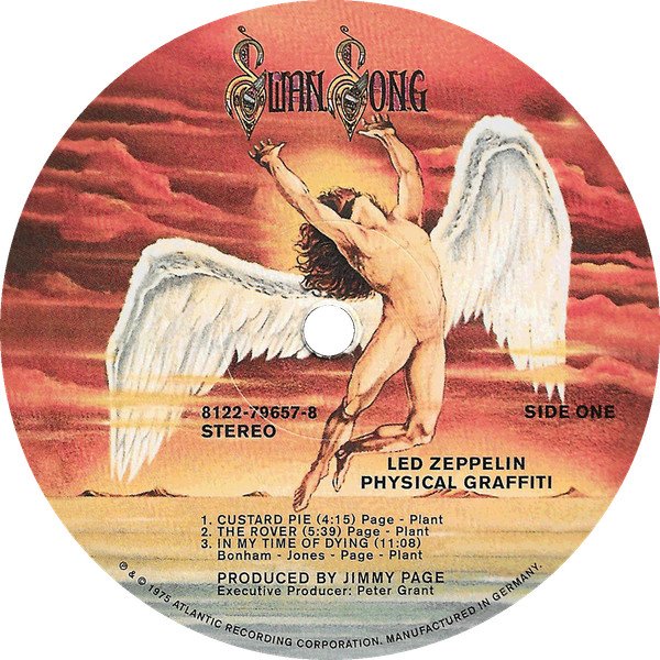 Led Zeppelin - Physical Graffiti (2LP) Vinyl, Swan Song record label side one