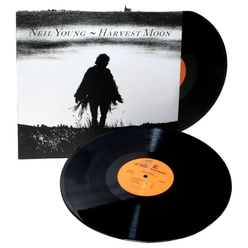 Neil Young Harvest Moon 2LP vinyl sleeve with both black records