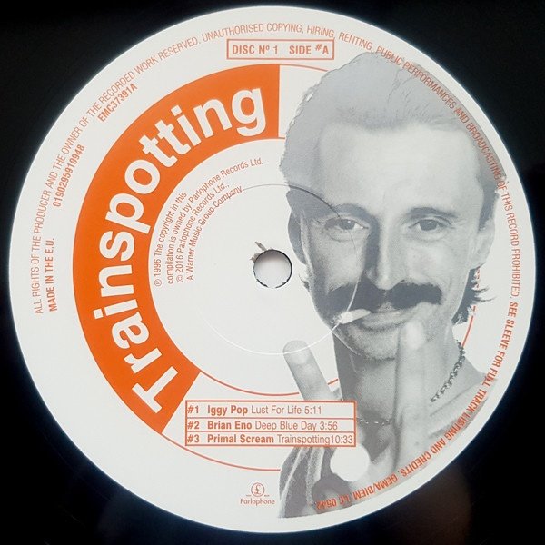 Trainspotting 2LP disc 1 side A Parlophone label