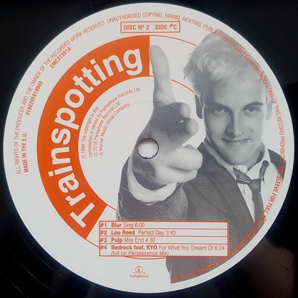 Trainspotting 2LP disc 2 side C Parlophone label