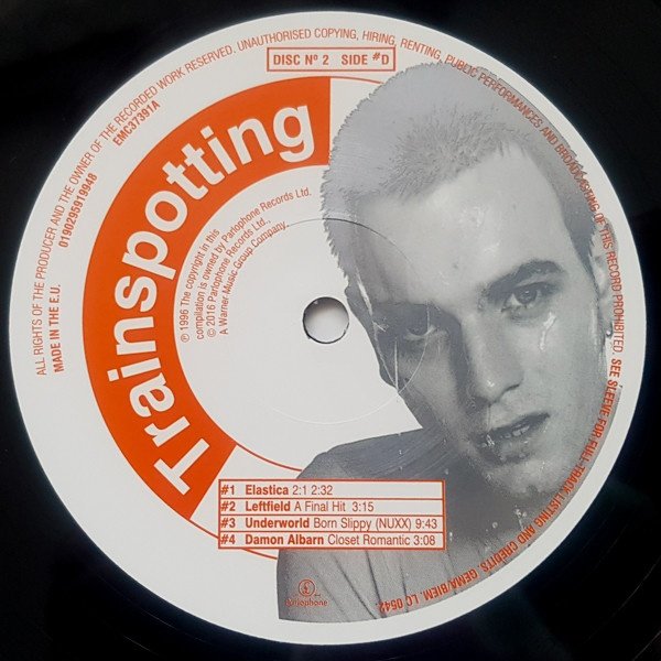 Trainspotting 2LP disc 2 side D Parlophone label