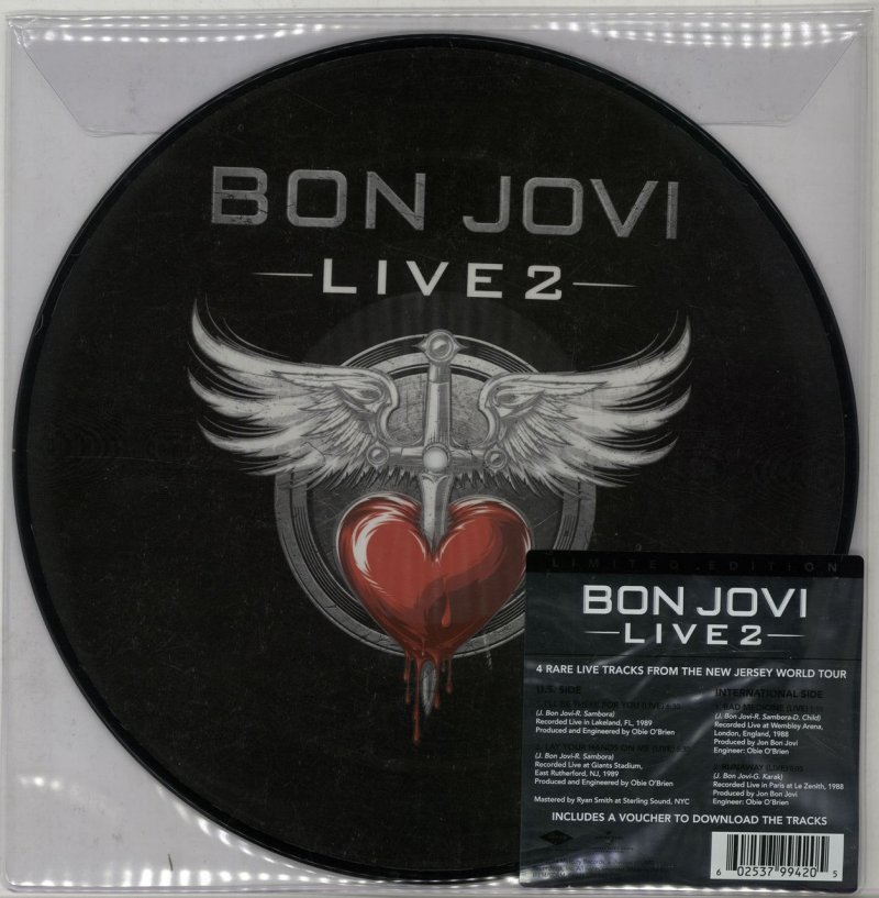 Bon Jovi - Live 2 (10") [2014]
