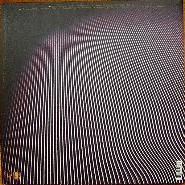 Rear sleeve showing the running order for sides A to D