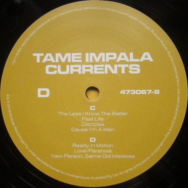 Record two label with the side C and side D track listing, catalogue number 473067-9
