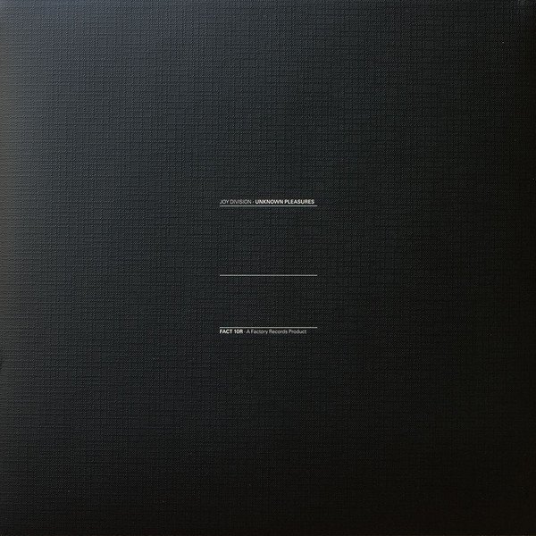 Joy Division Unknown Pleasures LP rear sleeve with FACT 10R catalogue number