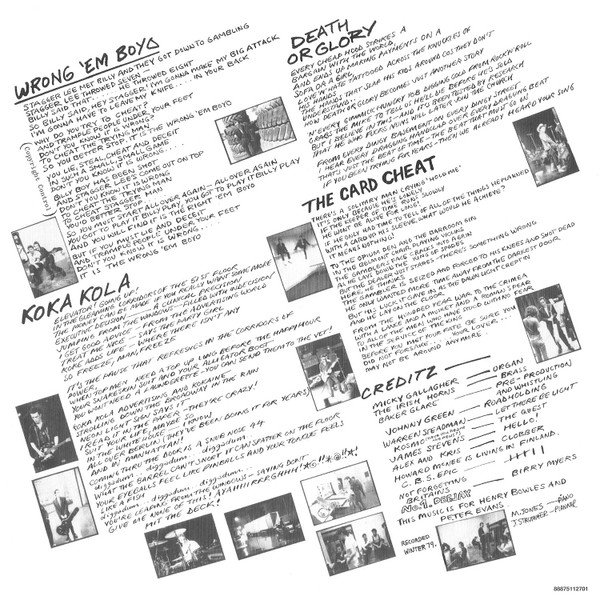 The Clash - London Calling [180g] (2LP) Vinyl, printed inner sleeve with side three lyrics and credits