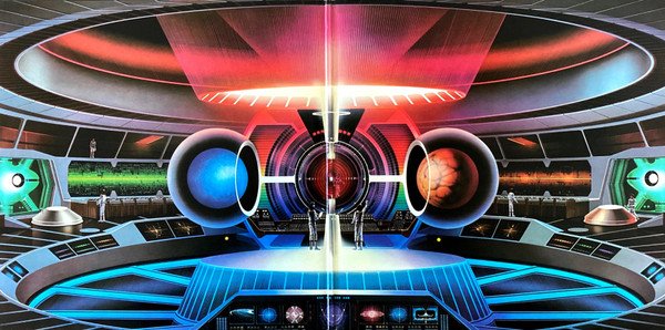 Electric Light Orchestra Out of the Blue 2LP gatefold interior artwork
