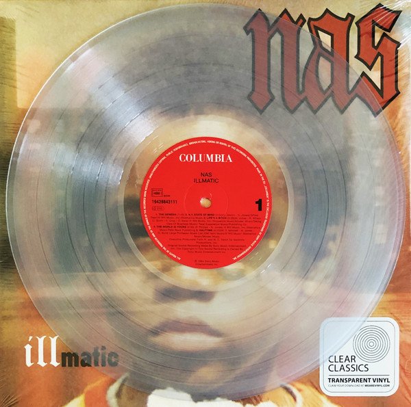 Nas - Illmatic [Clear] (LP) Vinyl - Clear Transparent Vinyl LP