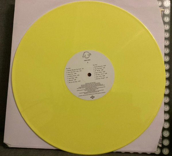 A Tribe Called Quest - Midnight Marauders (LP) Vinyl, side B of the yellow coloured record in its inner sleeve