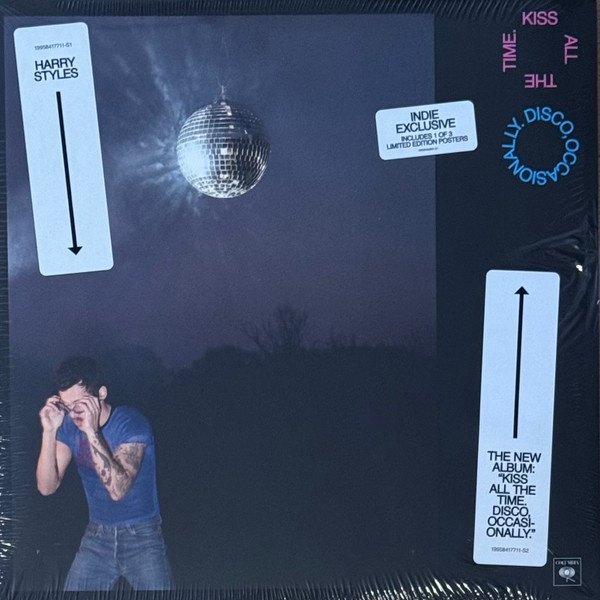 Harry Styles - Kiss All The Time. Disco, Occasionally. [180g, Gatefold, Poster] (LP) Vinyl - Sealed Indie Exclusive Edition with Hype Stickers