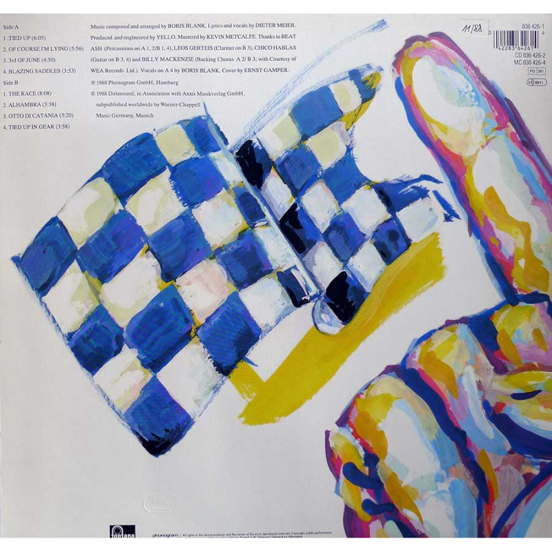 Yello - Flag (LP) [2012] Vinyl — back cover