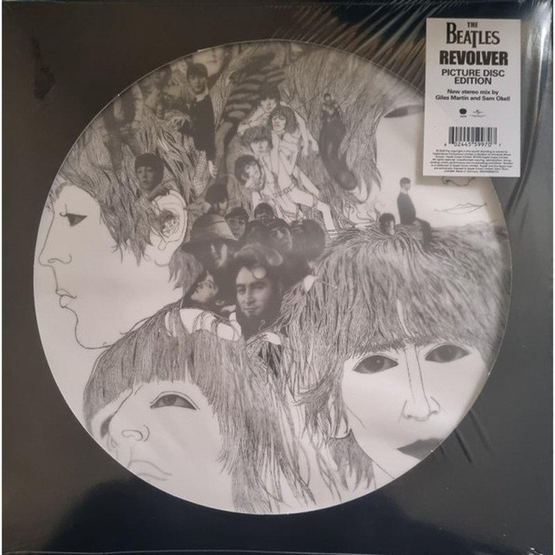 The Beatles Revolver picture disc edition sealed in its die cut sleeve