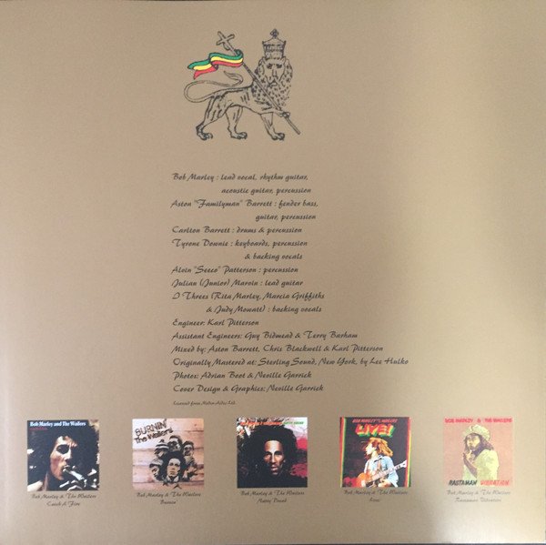 Bob Marley & The Wailers - Exodus (LP) Vinyl, printed inner sleeve credits