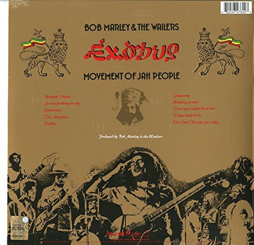 Bob Marley & The Wailers - Exodus (LP) Vinyl, rear sleeve with tracklist