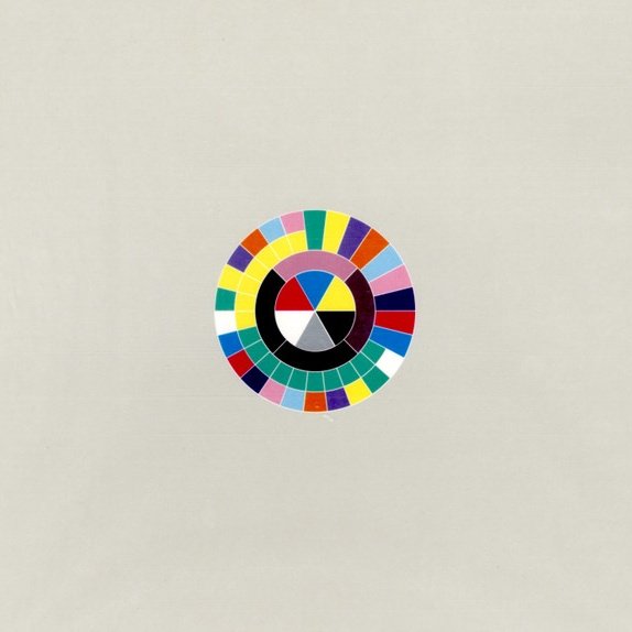 New Order Power, Corruption & Lies rear sleeve with the colour code wheel