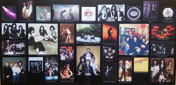 Queen Greatest Hits 2LP gatefold interior