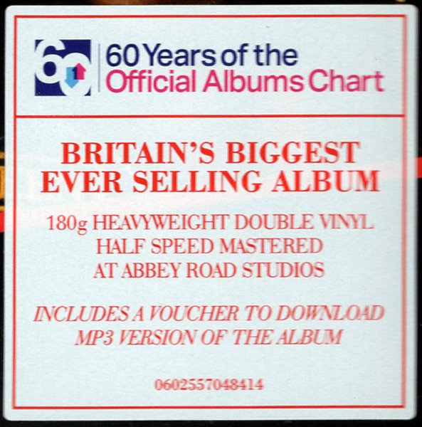 Queen Greatest Hits 2LP hype sticker