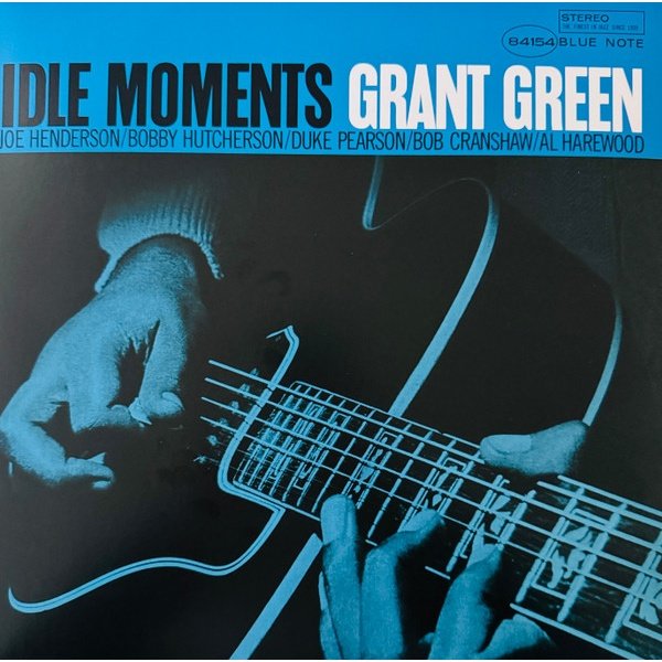 Grant Green - Idle Moments (LP) Vinyl, front sleeve artwork by Reid Miles with Francis Wolff cover photograph