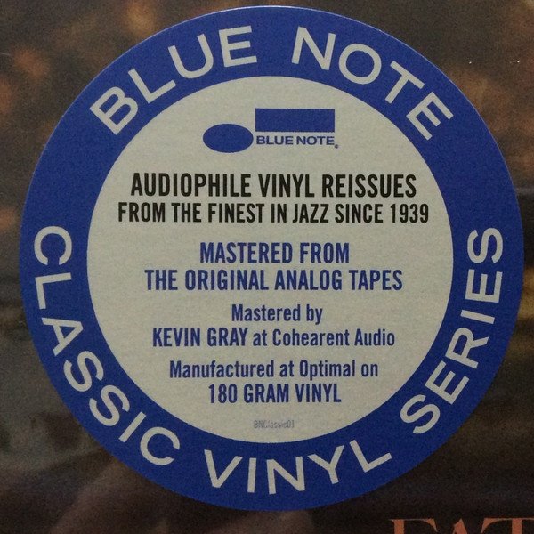 Blue Note Classic Vinyl Series hype sticker on the shrink-wrap