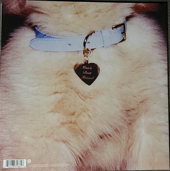Man's Best Friend rear sleeve with the collar and heart tag artwork