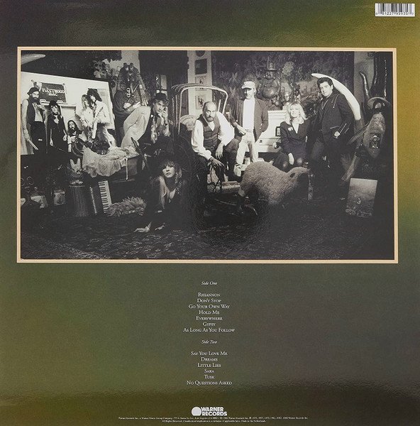 Fleetwood Mac - Greatest Hits (LP) Vinyl - Rear Sleeve with Full Tracklist