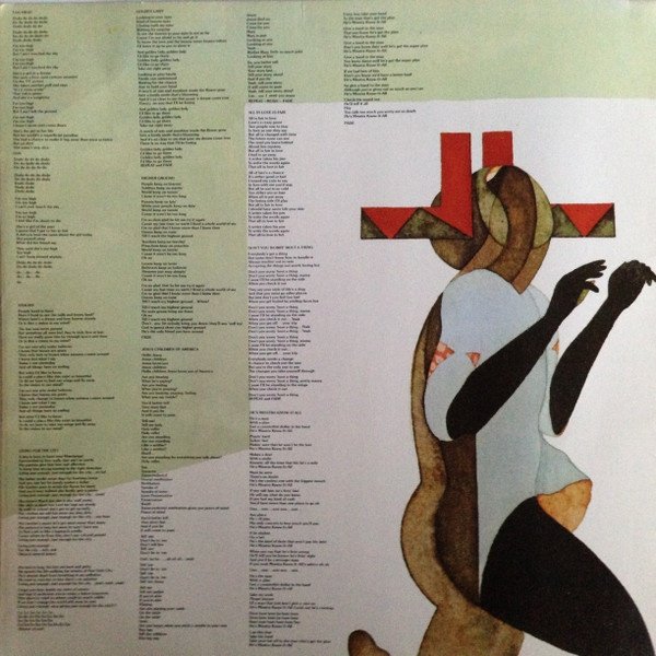 Gatefold interior with full album lyrics