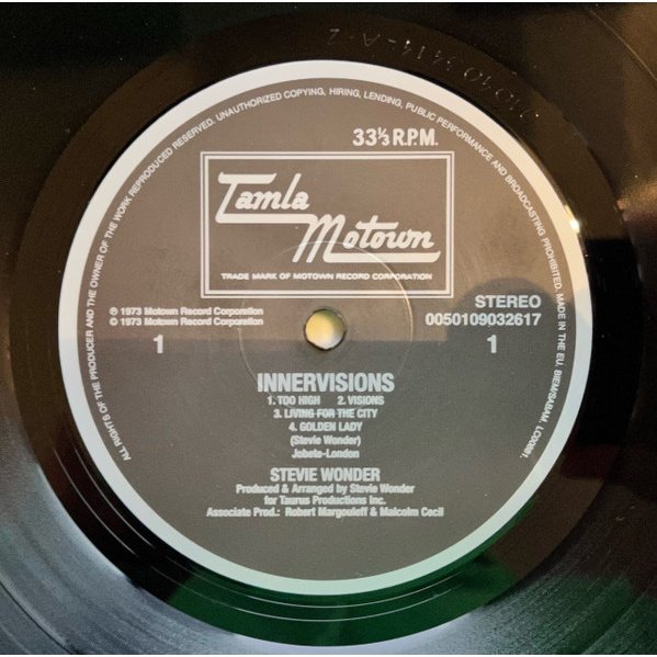 Tamla Motown record label, side 1