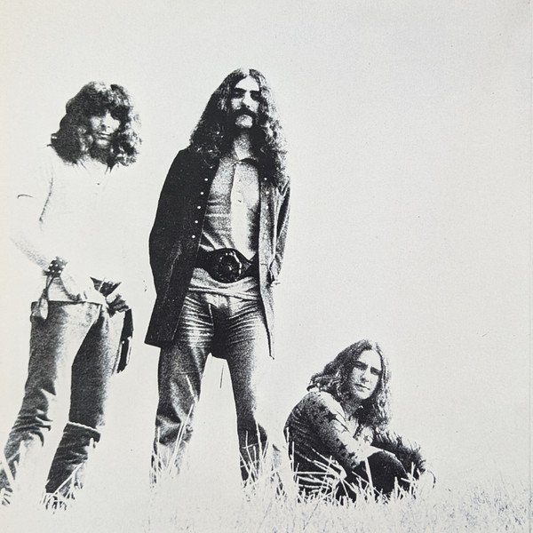 Black Sabbath Paranoid LP gatefold interior band photograph