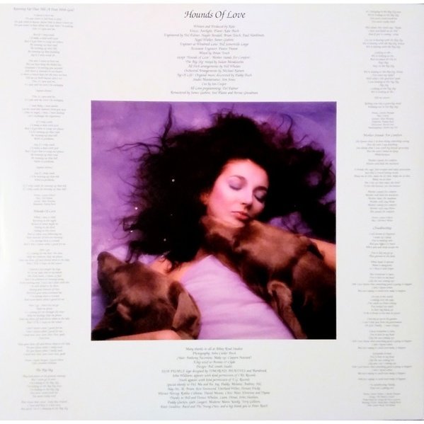 Kate Bush - Hounds of Love [2018 Remaster, Raspberry Beret] (LP) Vinyl, inner sleeve with credits and lyrics