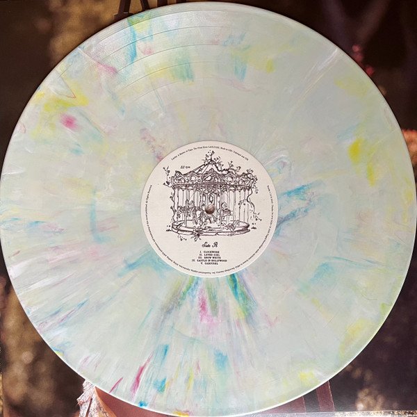 Laufey - A Matter of Time: The Final Hour (2LP) Vinyl, record one side A on marbled colour vinyl