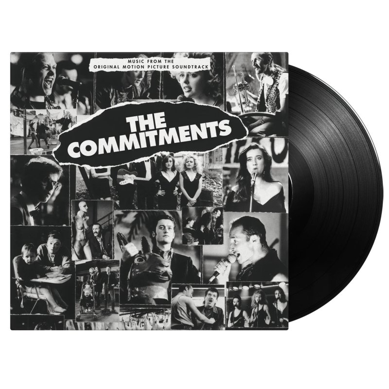 The Commitments soundtrack LP sleeve with 180 gram black vinyl record