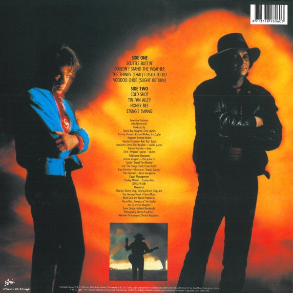 Rear sleeve with tracklist and album credits