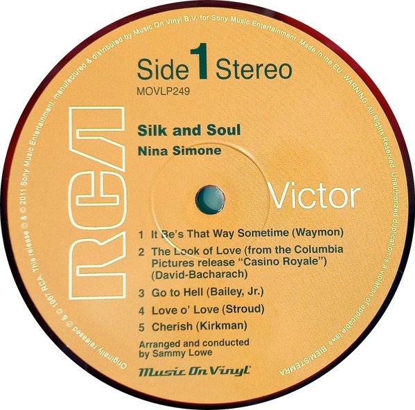 Side 1 RCA Victor label on translucent red vinyl