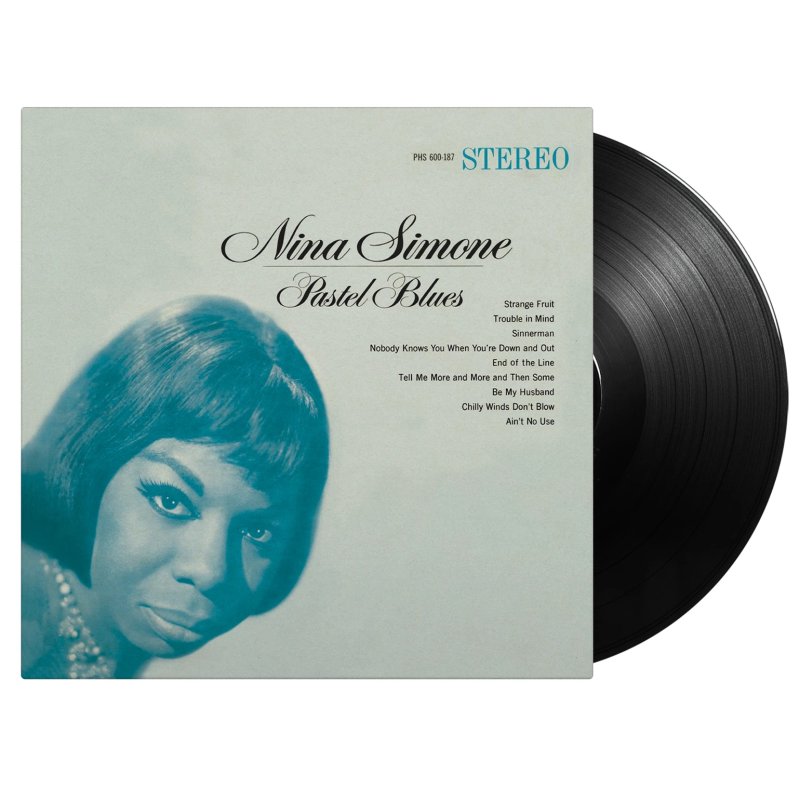 Pastel Blues sleeve shown with the 180 gram black vinyl disc