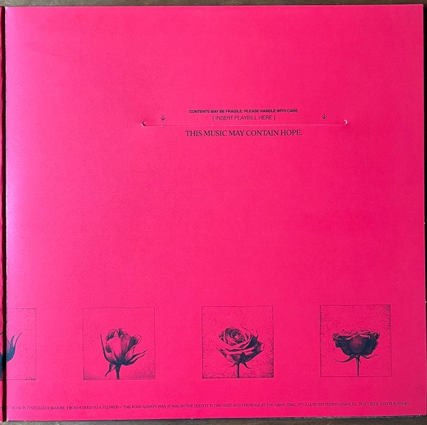 Raye - This Music May Contain Hope. [Gatefold, Marigold Yellow] (2LP) Vinyl, inner sleeve artwork