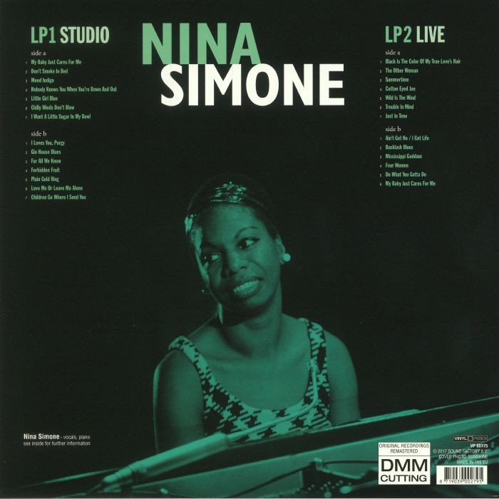 Nina Simone - The Best Studio & Live Recordings (2LP) [2017] Vinyl — back cover