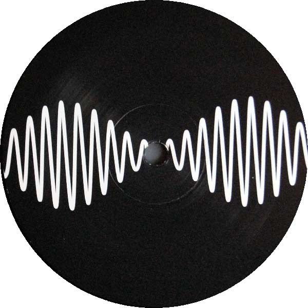 Arctic Monkeys - AM (LP) Vinyl, side two record label with the AM waveform artwork